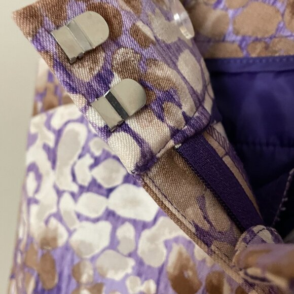 New York & Company, 0, Purple Rust Scale, Slim Leg Crop Pant & Free matching Top - Picture 10 of 12